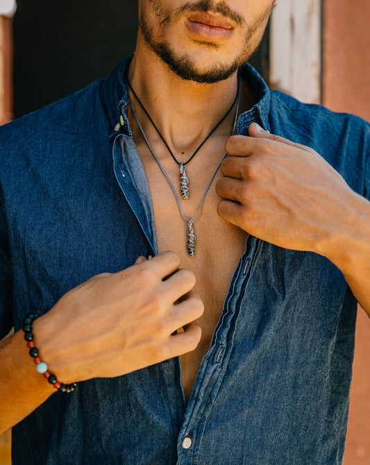 Snake on a Branch Necklace