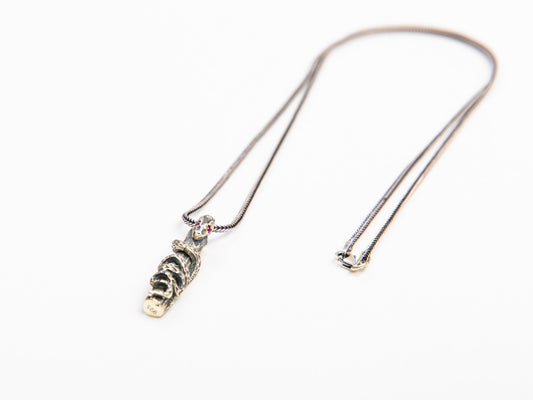 Snake on a Branch Necklace