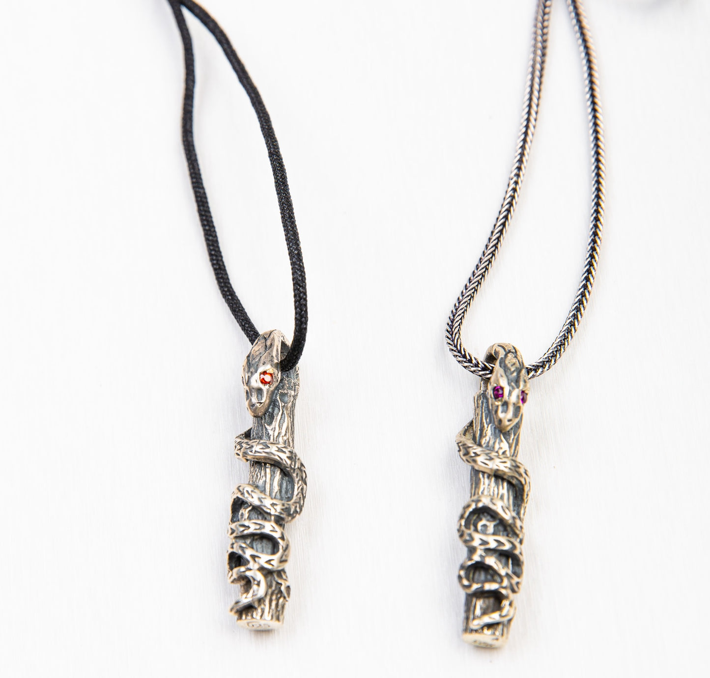 Snake on a Branch Necklace