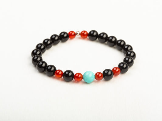 Multi Coloured Beaded Bracelet