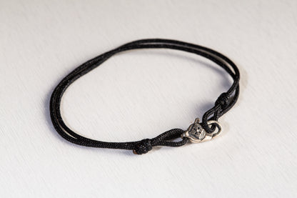 Double Black Thread Bracelet