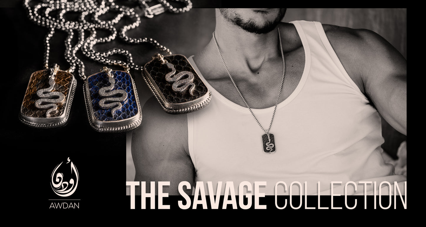 Snake Leather Necklace