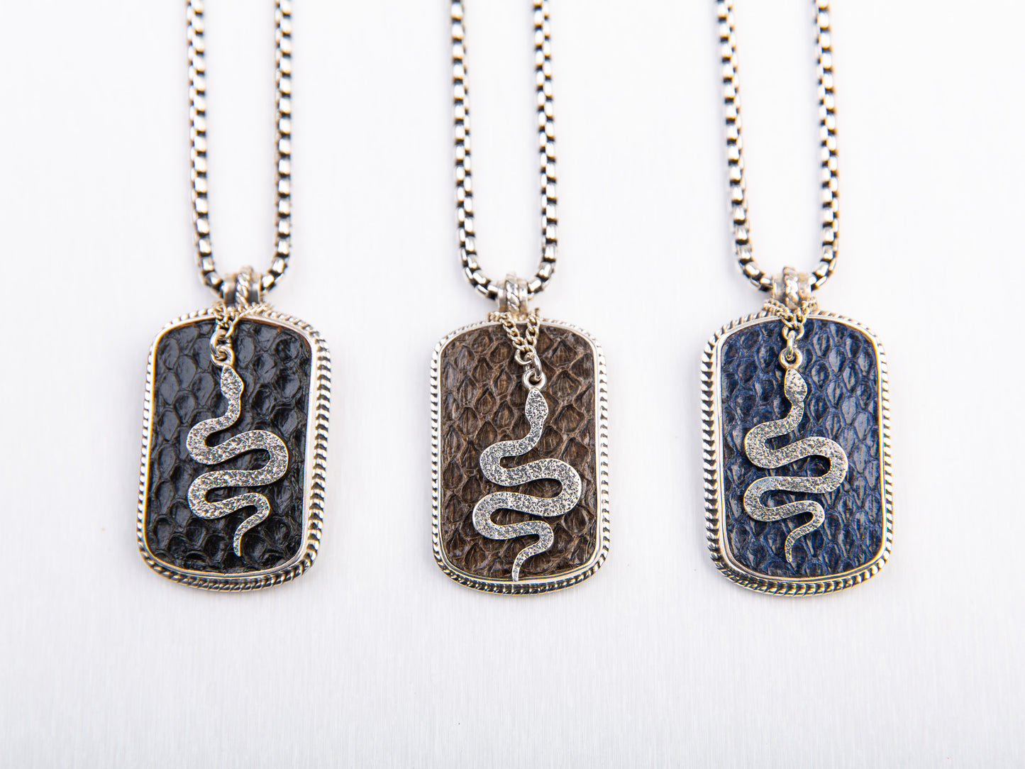 Snake Leather Necklace