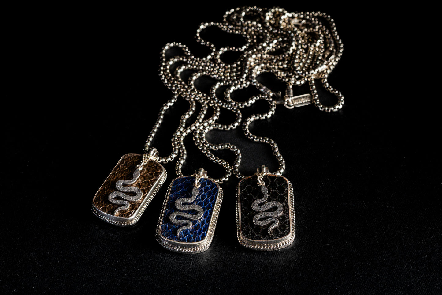 Snake Leather Necklace