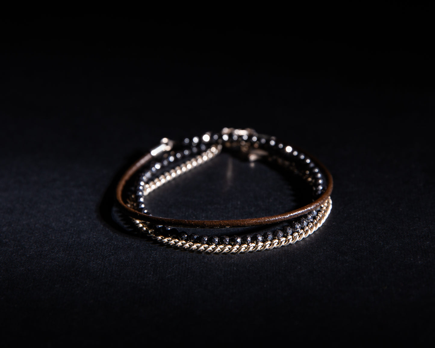 Minimalistic Triple-Layer Bracelet