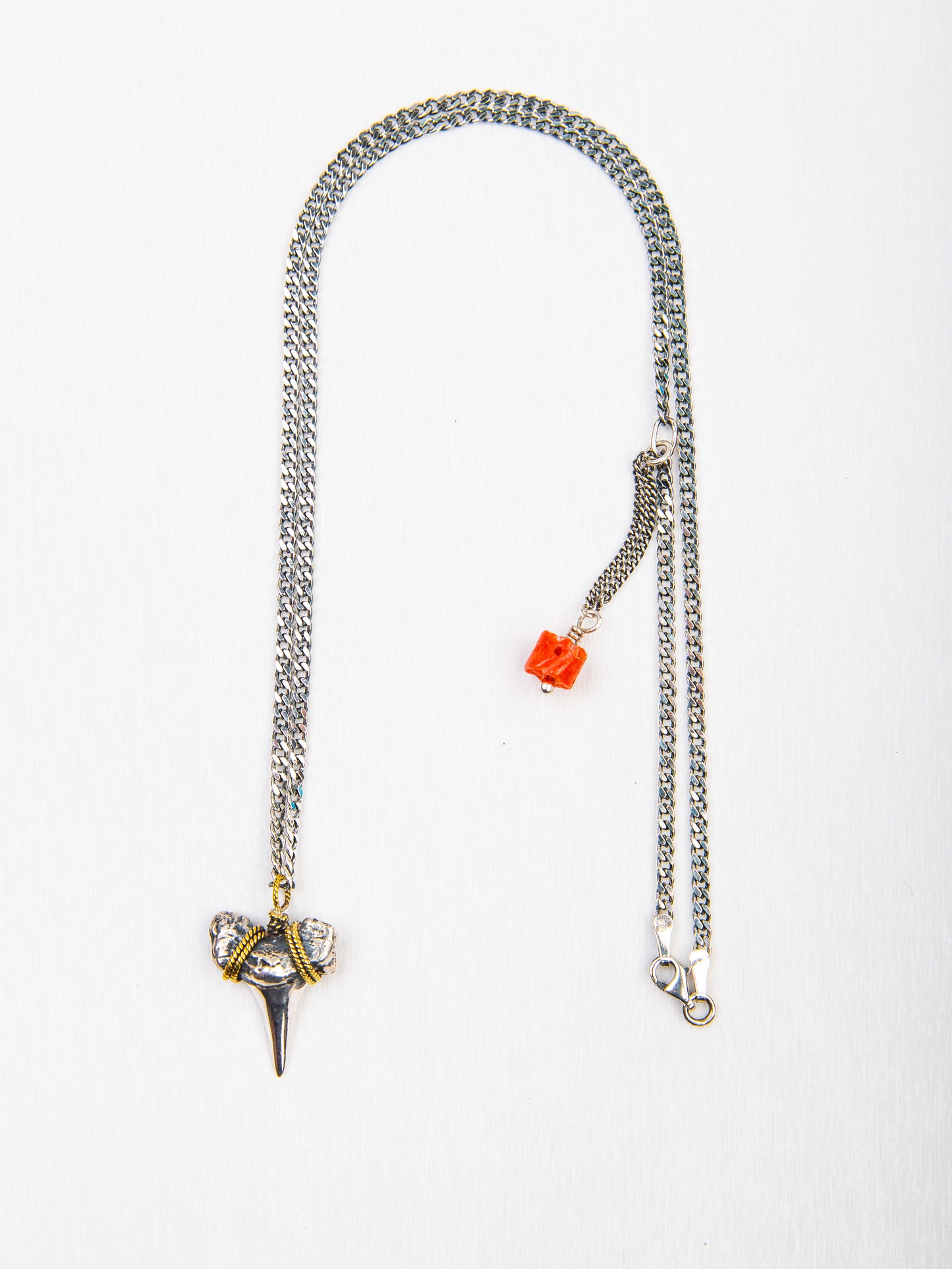 Molded Shark Tooth Necklace
