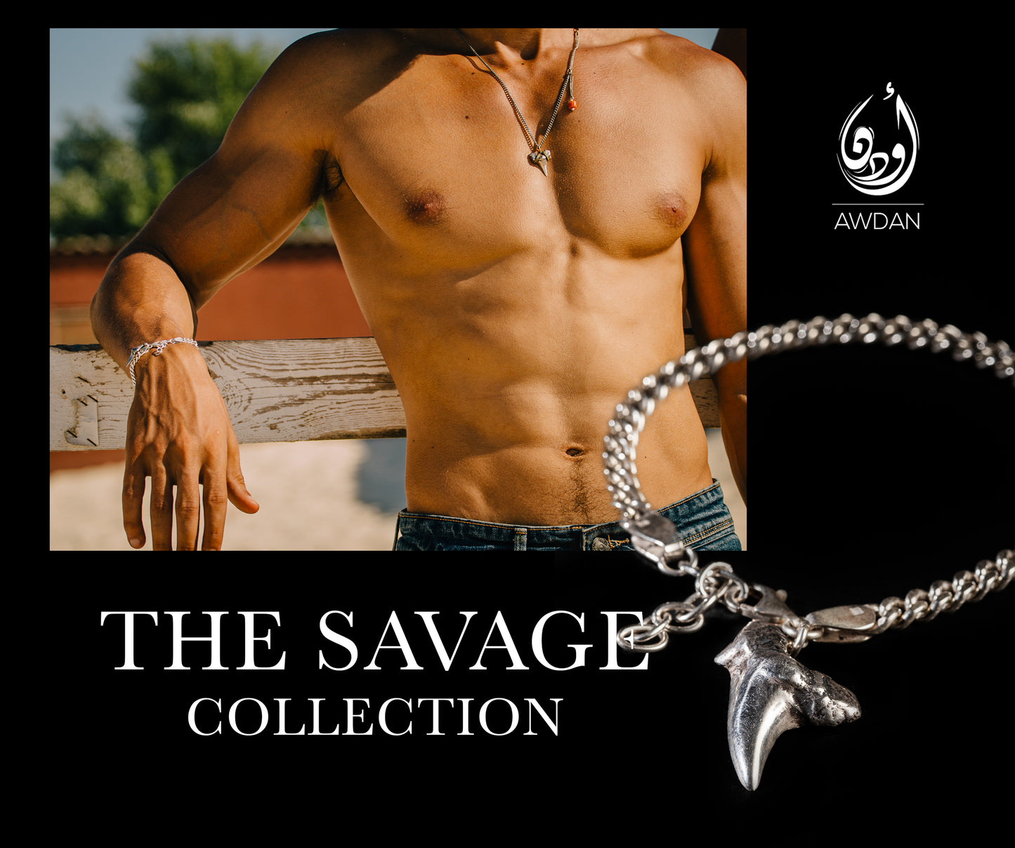 Molded Shark Tooth Bracelet