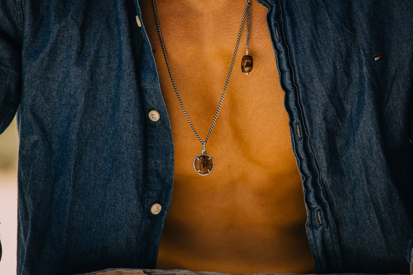 Crocodile Shell Necklace