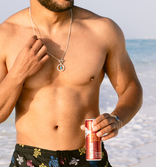 Circled Turquoise Necklace