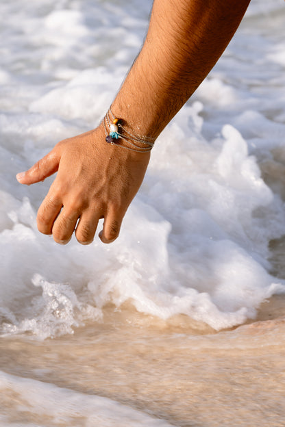Single Stone Silver Bracelet