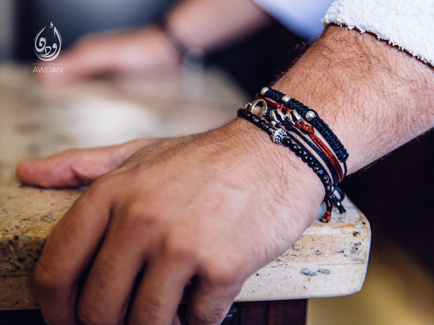 Wavy Bead Threaded Bracelet