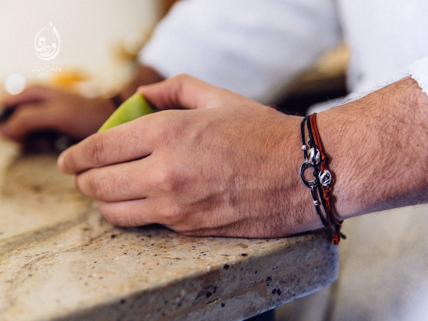Wavy Bead Threaded Bracelet