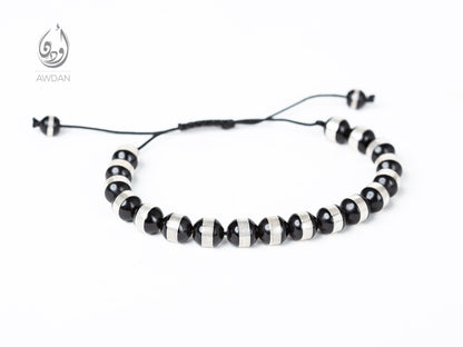 Coquilla Wood Beaded Bracelet