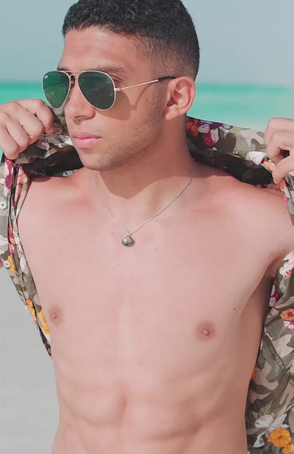 Labradorite Drop Necklace