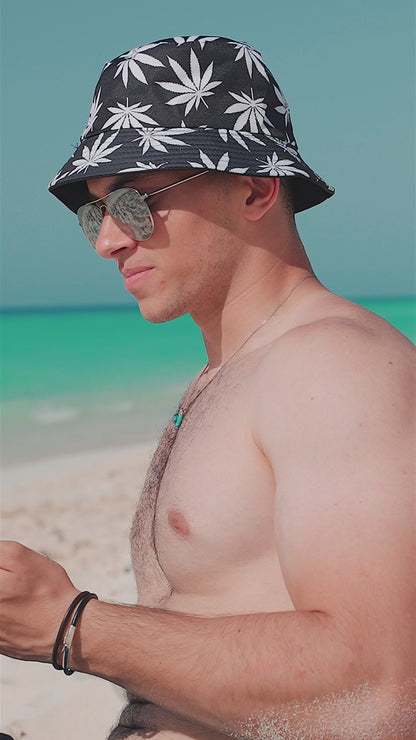 Simple Leather Bracelet with Tube Lock